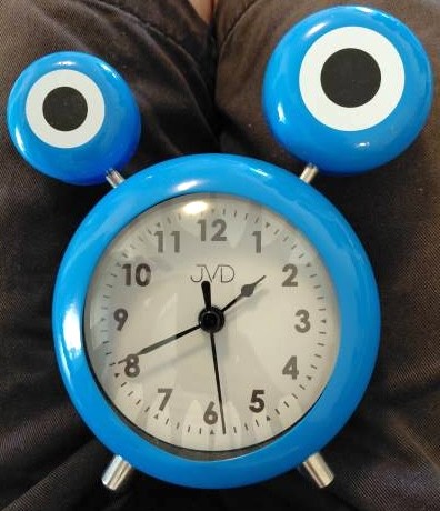 Jvd réveil analogique bleu - jvd,