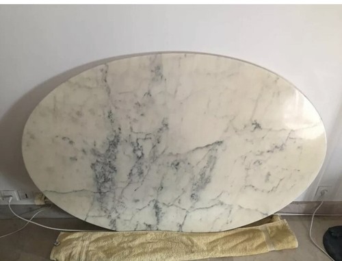 Table marbre gris 160x110 - table,