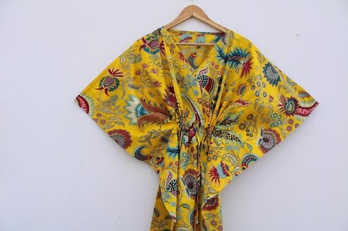 Robe maxi coton kaftan - robe, de