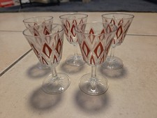 LOT DE 5 VERRES A LIQUEUR-