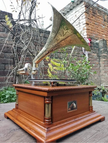 Ancien gramophone hmv - gramophone,