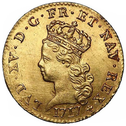 Louis demi or - xv, d'or