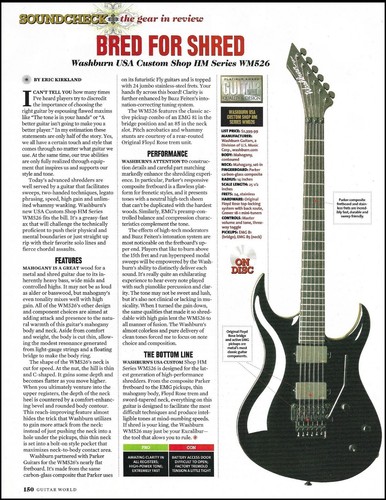Washburn usa custom - custom, shop