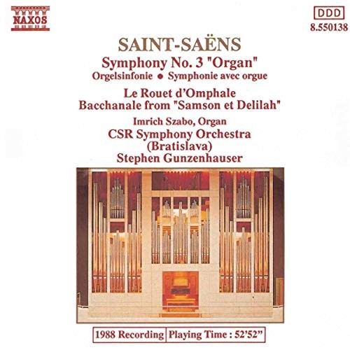 Saint saens orgelsinfonie - saint,