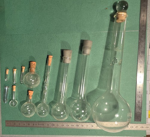 Lot verrerie laboratoire