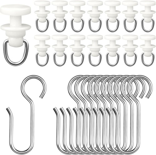 100 pcs crochets rideau - 100,