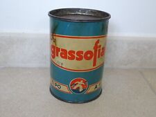 ancien bidon huile GRASSOFIAT
