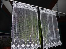 PAIRE RIDEAUX ANCIENS TRES