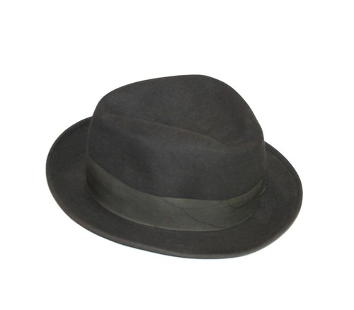 Chapeau feutre noir homme
