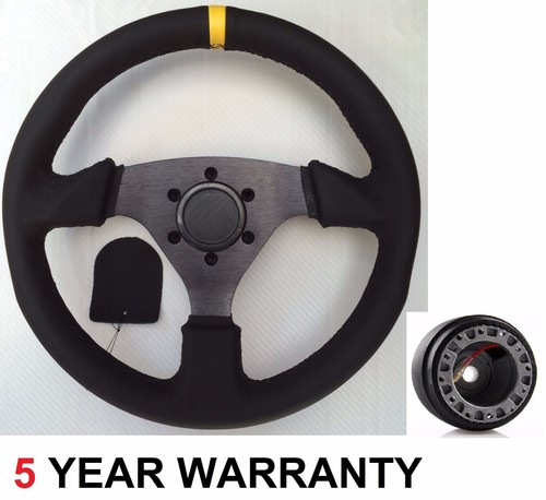 Volant cuir drift plat - en,