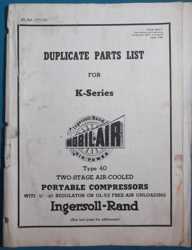 Ingersoll rand séries - ingersoll, k