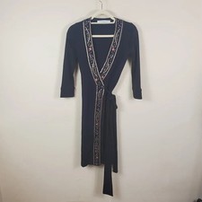 Brown Wrap Dress Women's Size
