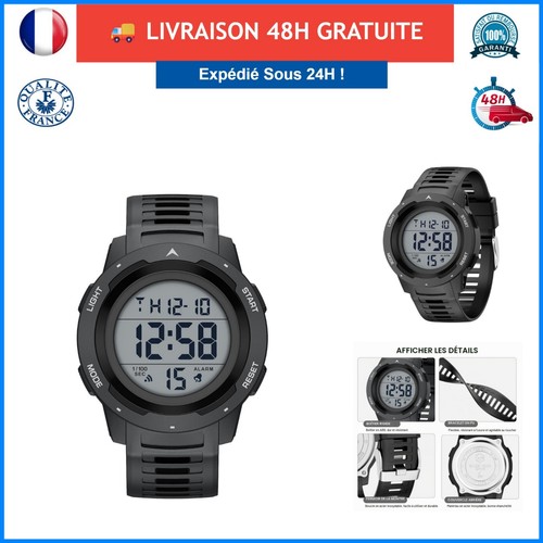 Montre homme numérique - montre,