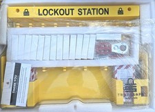 TRADESAFE Lockout Tagout Station with Loto Devices - 14 Pack Safety Lock Set