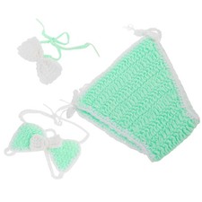  1 ensemble bikini pour bébé : tenue de séance photo pour nouveau-né fille –