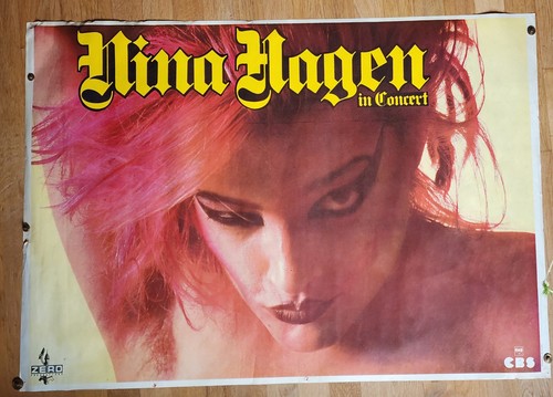 Nina hagen originale affiche - nina,