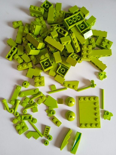 Lego pièces vert lemon 100 - vert,