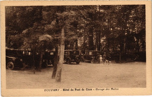 Cpa vouvray hotel pont - cpa, de
