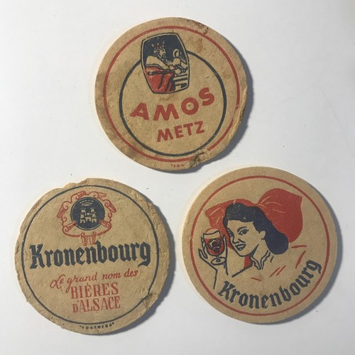 Lot vintage bar - 3, coasters