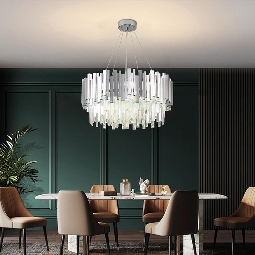 Luxueux lustre moderne led - lustre, À