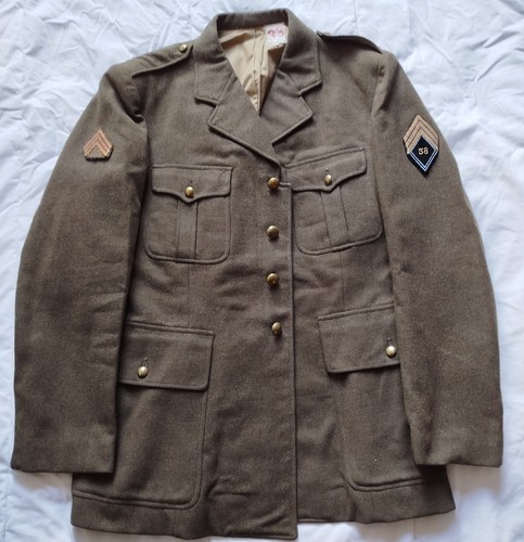 Veste militaire laine - militaire, kaki