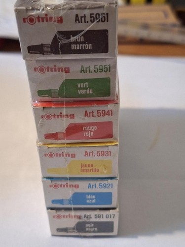 Rare set couleurs encres - 6,