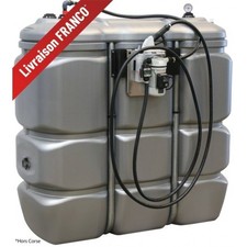 Cuve AdBlue® 1500L PEHD double paroi avec pompe PIUSI 230V, pistolet automatique