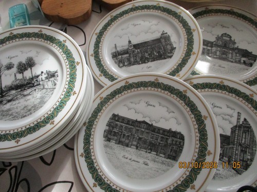 Assiettes anciennes - assiettes, en