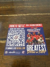 Quad City Steamwheels 2025 IFL Pocket Schedule 