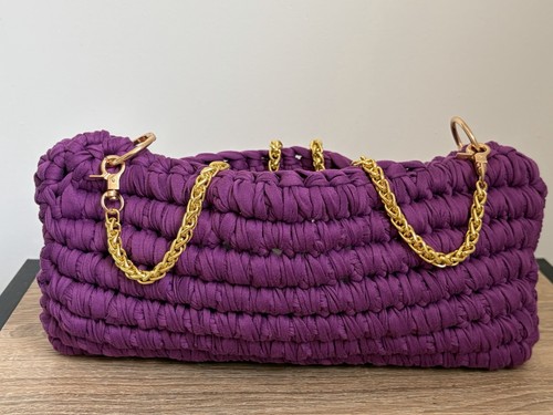 Sac crochet tressé fait main