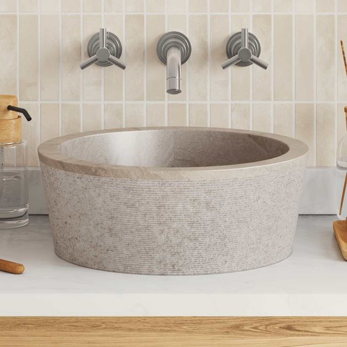 Lavabo gris ø40x15 - gris,