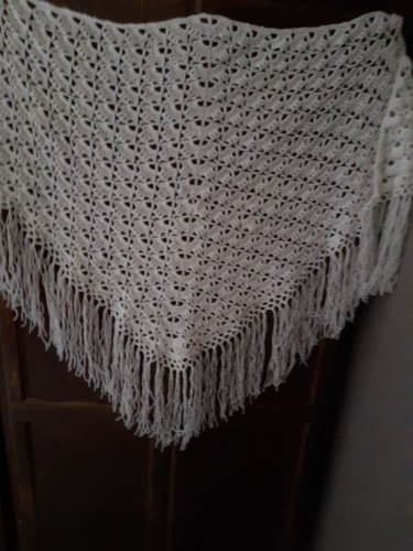 Joli chale blanc cassé - ,