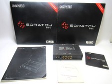 RANE SL1 Serato SCRATCH LIVE Audio Interface + 2 LPs-2 CDs-Install Disc-Manual
