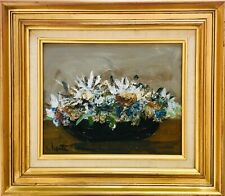 Georges LAPORTE - "Chardons" - Huile sur toile signée - 1982