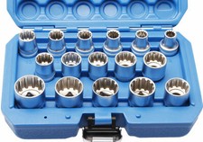 Coffret set 16 douilles à 12