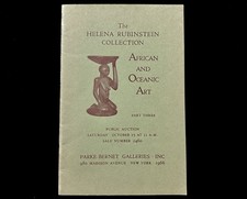 HELENA RUBINSTEIN COLLECTION AFRICAN & OCEANIC ART PART 3  PARKE-BERNET AUCTION