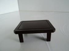 PLAYMOBIL table basse marron