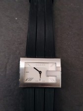 Gucci Stainless 100M G Series Rubber Band Quartz Watch
