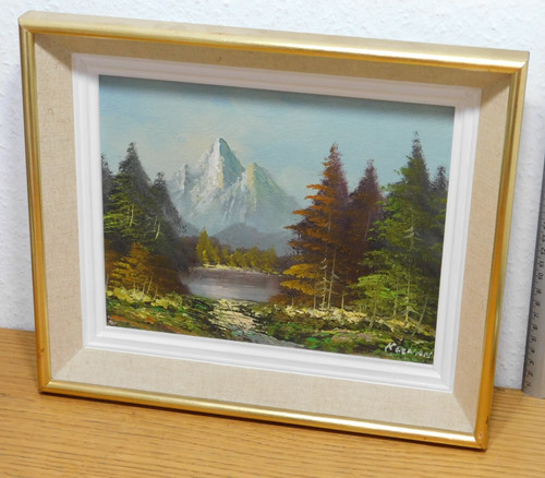 Tableau peinture huile - tableau, à