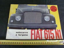 FIAT 615 N1 TRUCK BROCHURE AND VAN LEAFLET