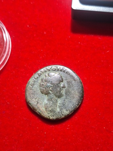 Monnaie romaine faustine - romaine, ,