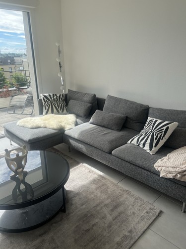Ikea canapé angle - canapé, gris