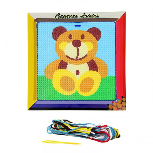 Kit canevas nounours - canevas, 15