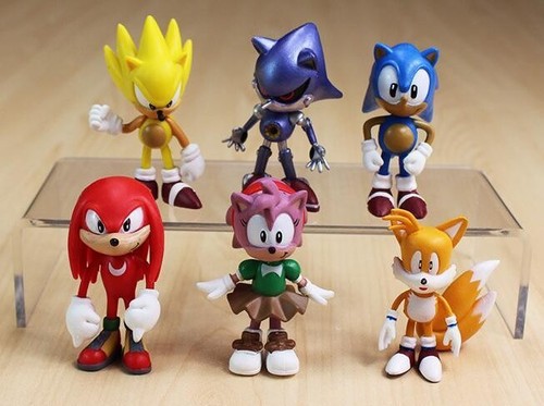 Figurines sonic hérissons - sonic, le