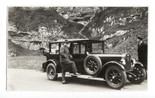G1431 Unidentified English Car. driver. 1920s. Film Photo