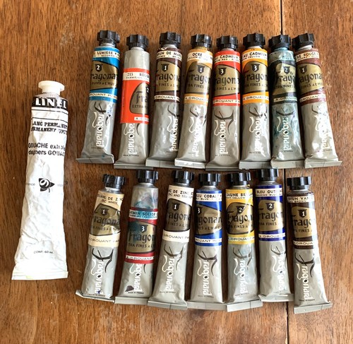 Lot peinture huile - a, l’huile