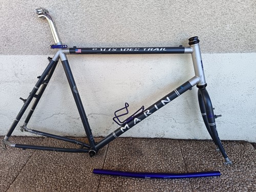 Cadre vtt vintage marin - cadre,