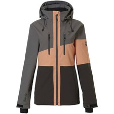 Rehall Ricky-R Damen-Skijacke Veste de Surf des Neiges Snow D'Hiver Gris-Saumon