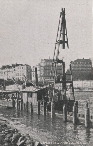Cpa paris berges de - n°14,