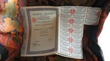 lot of 39 old shares company gram